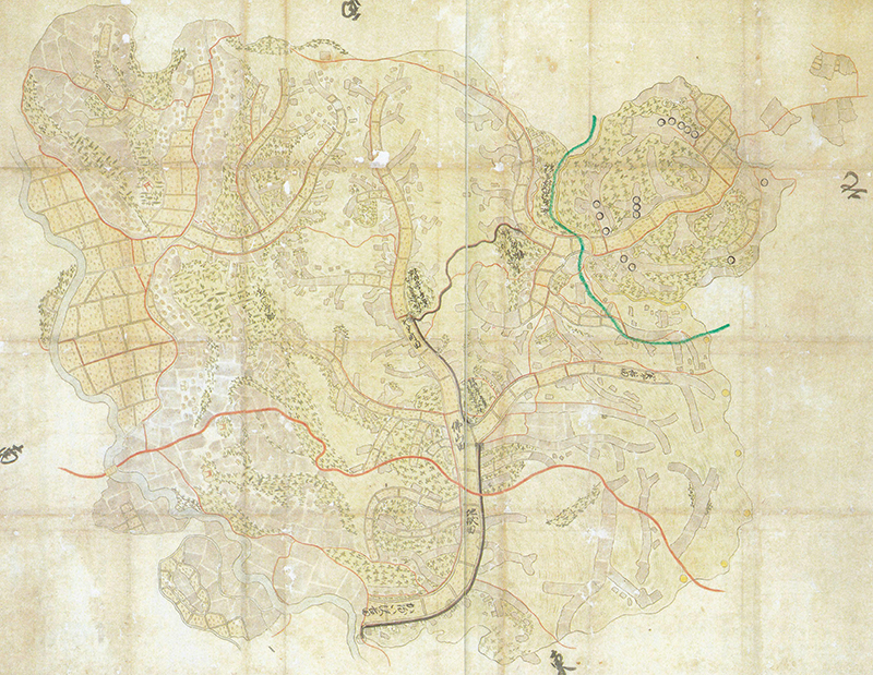 元禄2年の絵地図